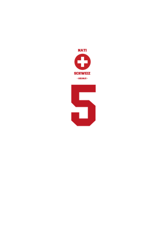 Suisse WC Akanji 5 Shirt